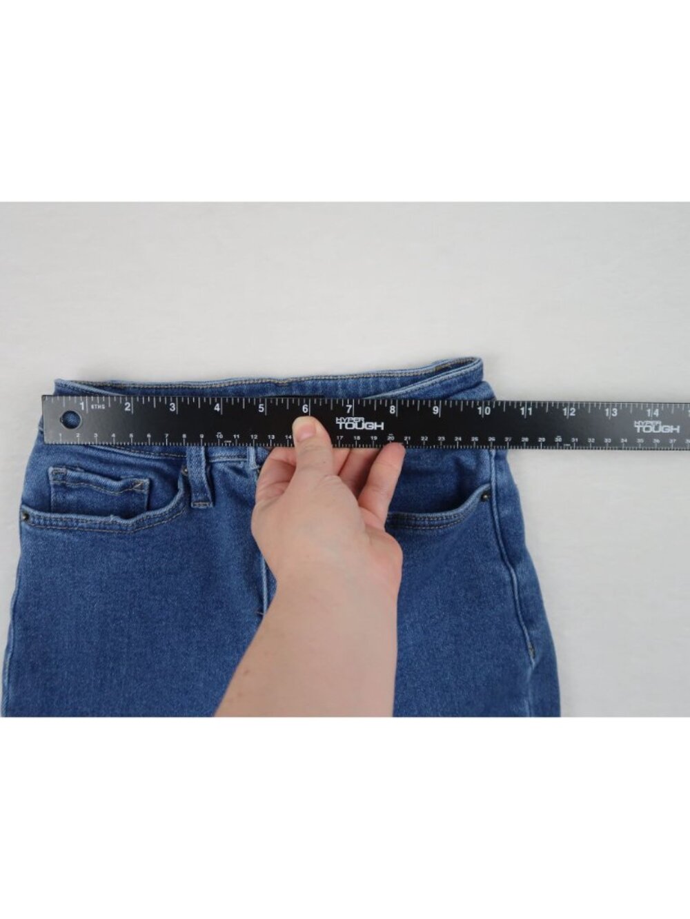 ✨3/$30 Fashion Nova 0 High Waist Flare Bell Bottom Jeans Dark Wash Western Boho - Picture 2 of 7